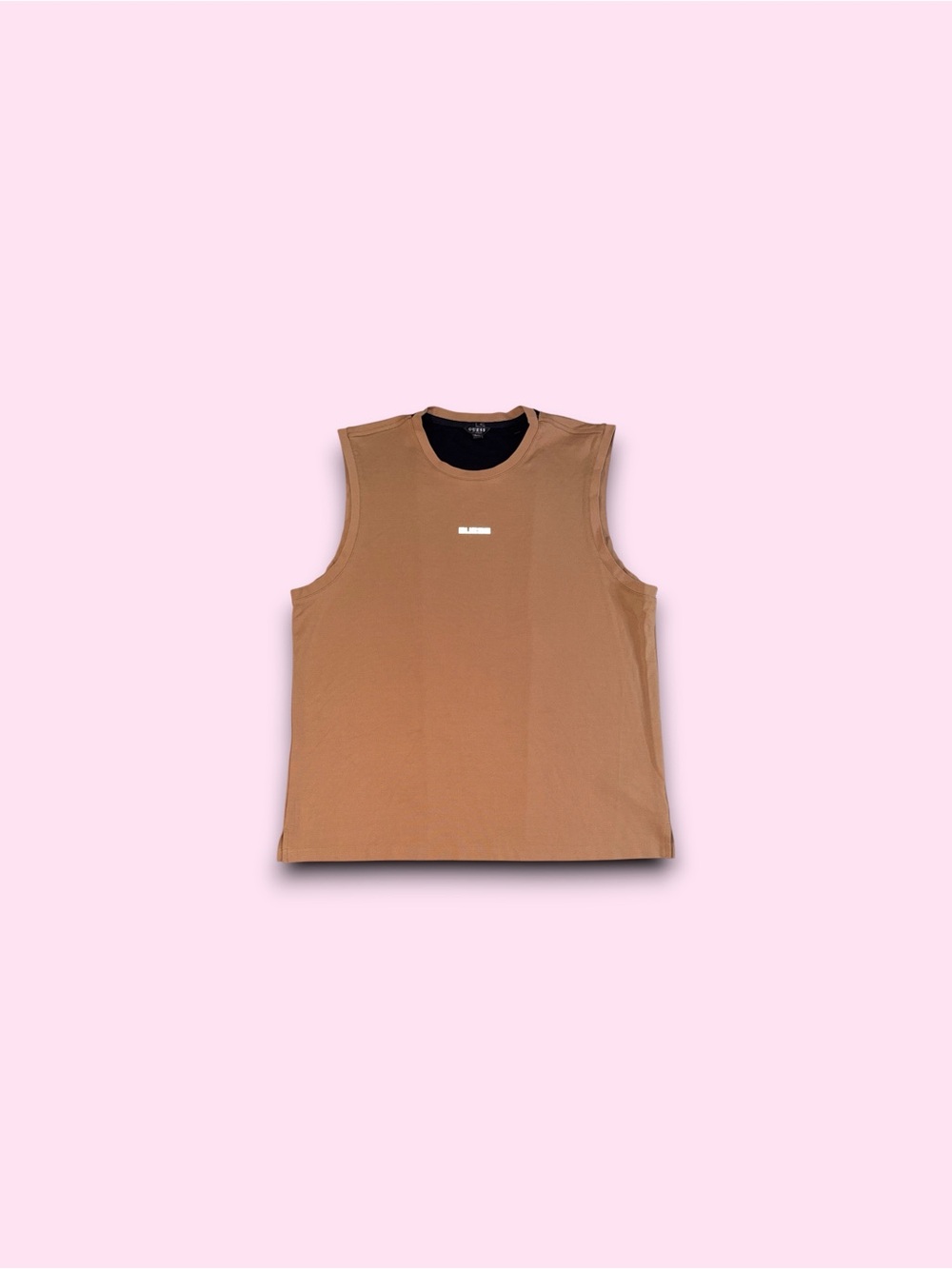 Guess Los Angeles athletic 3M tank top shirt beige & black mens XL